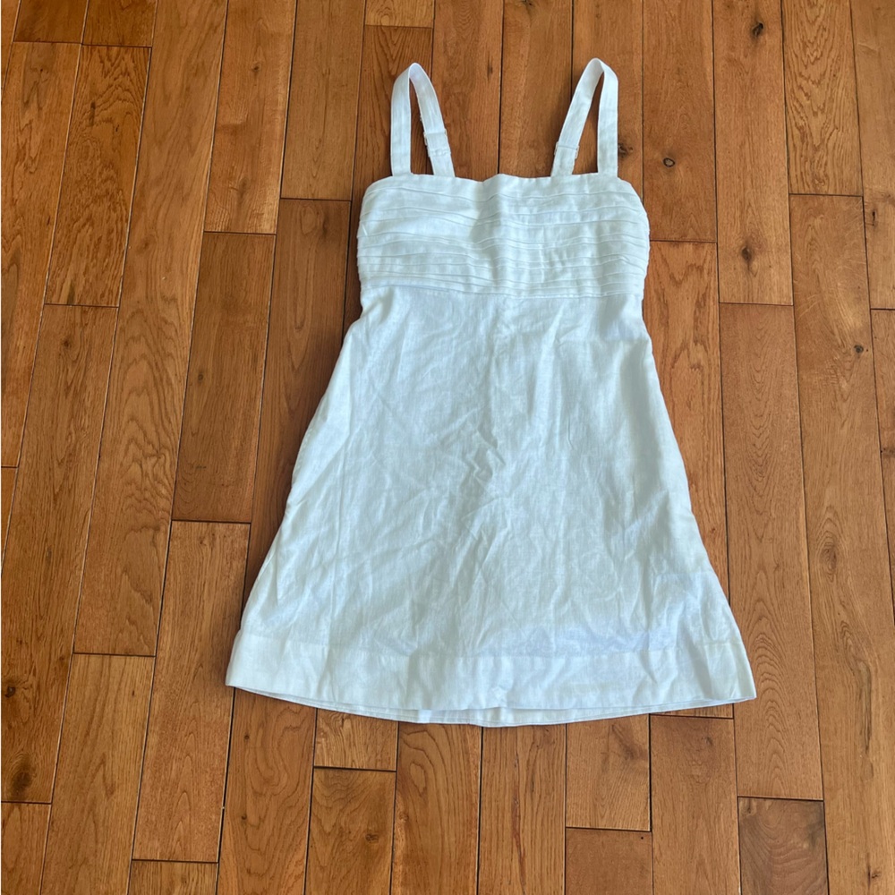 Abercrombie & Fitch White Mini Sundress
